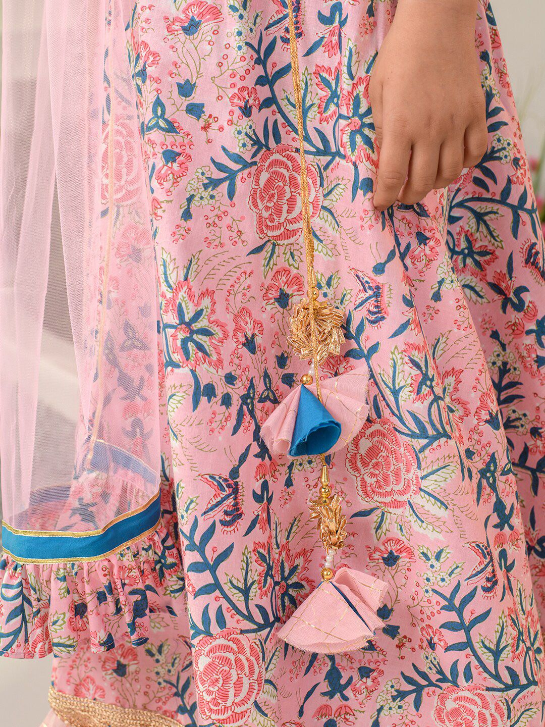 Girls Printed Ready to Wear Lehenga & Blouse With Dupatta