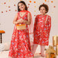 Girls Printed Ready to Wear Lehenga & Blouse With Dupatta