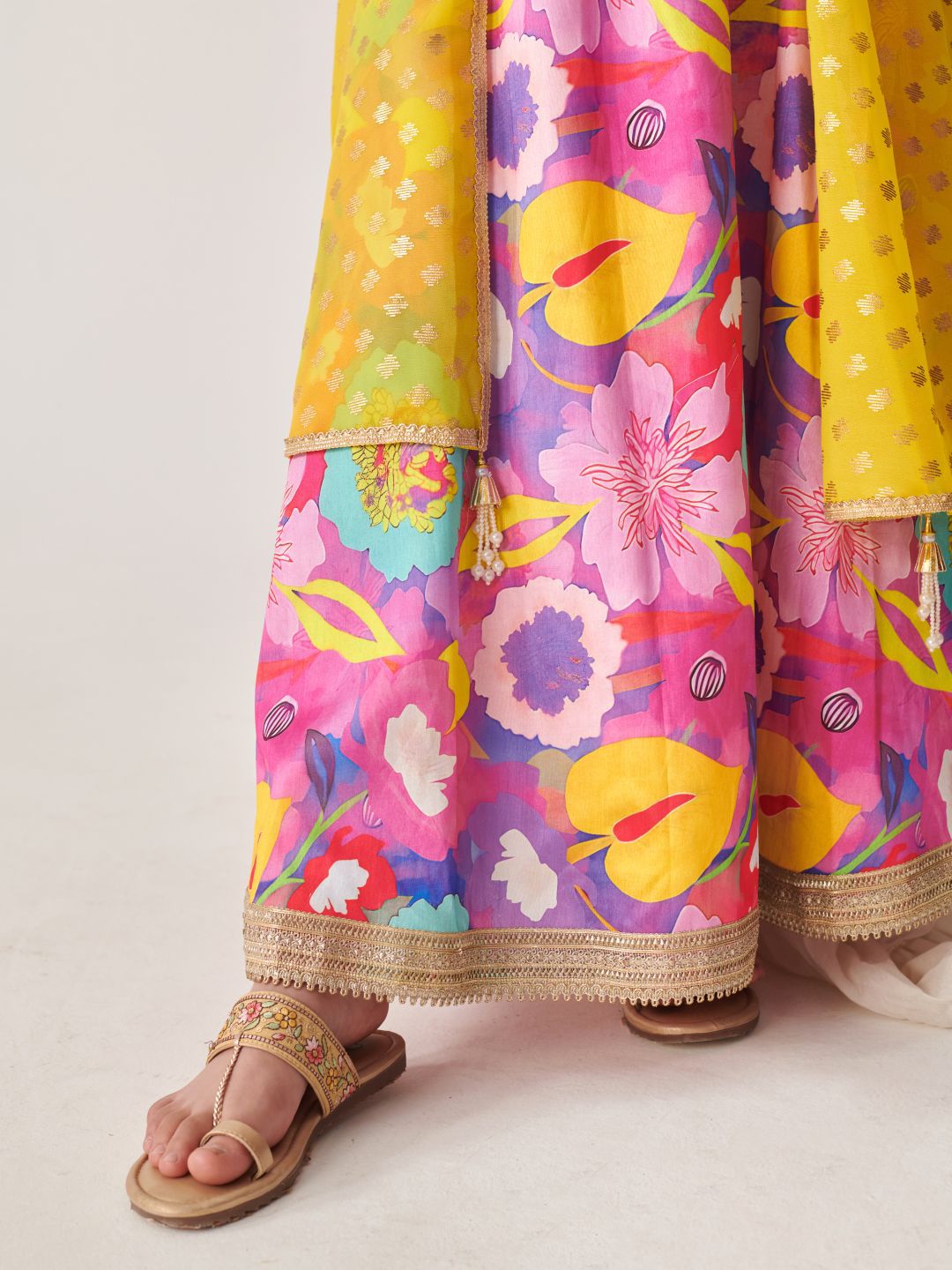 Girls Printed Ready to Wear Lehenga Choli