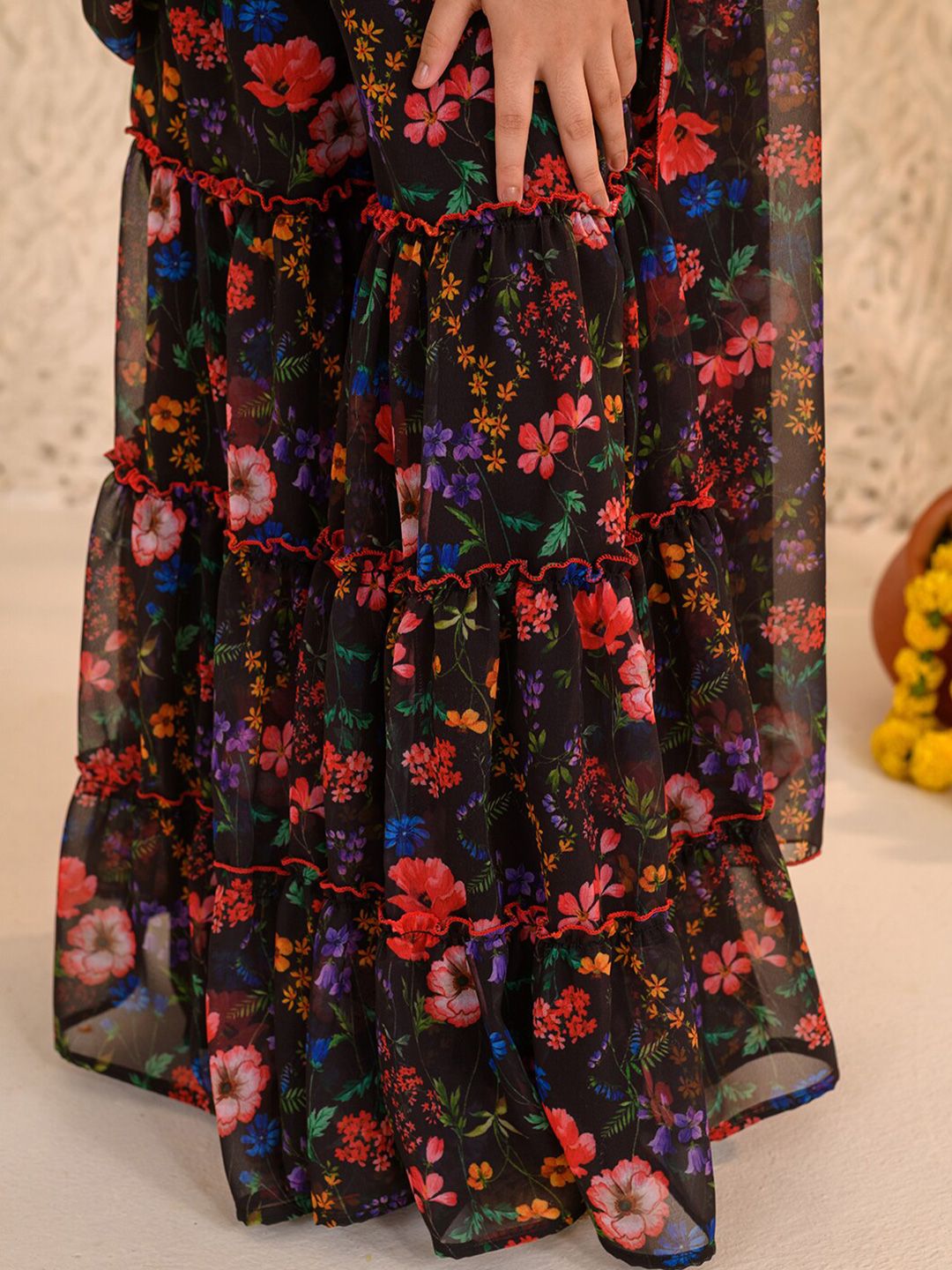 Girls Printed Ready to Wear Lehenga Choli