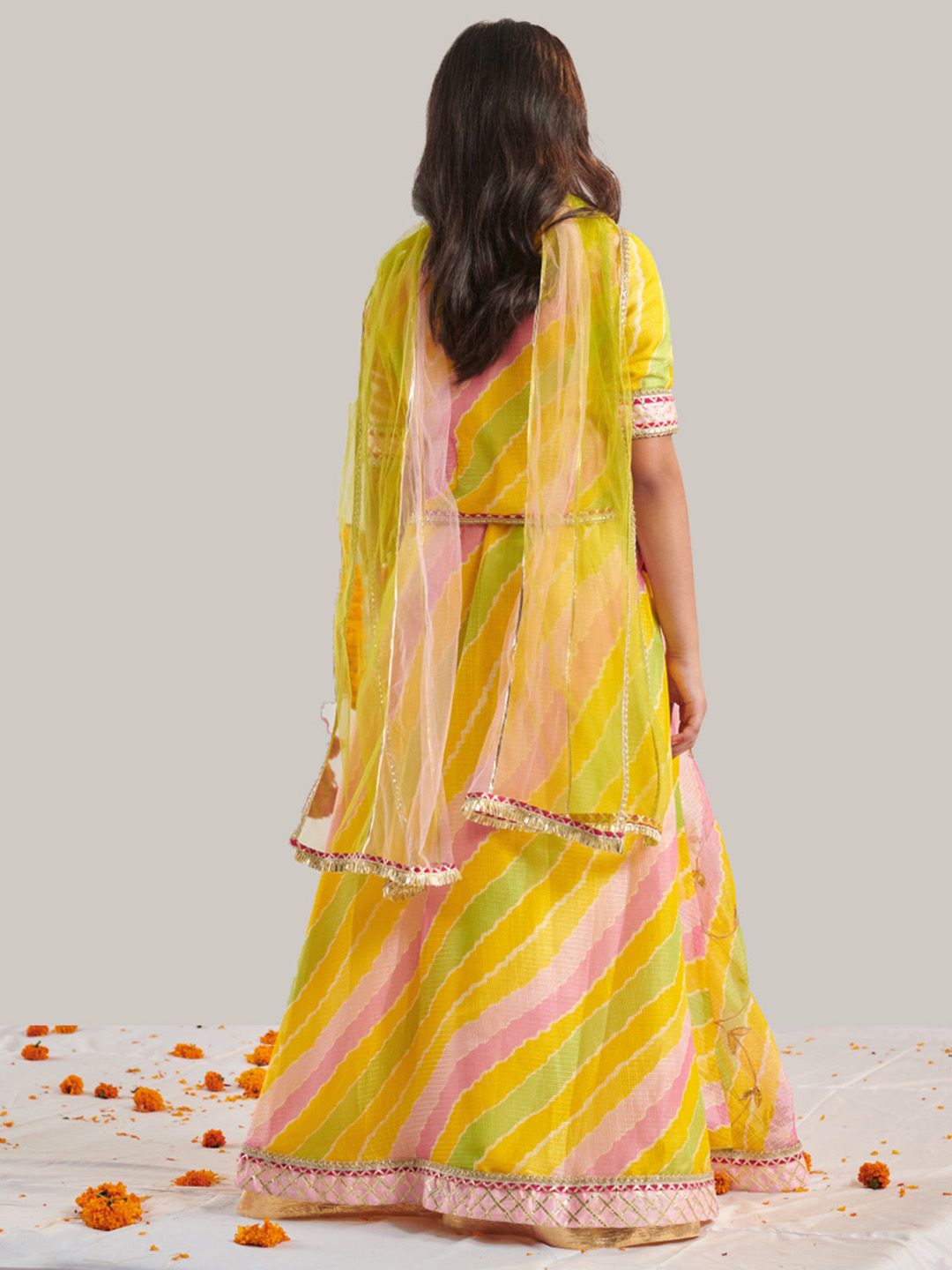 Girls Printed Ready to Wear Lehenga Choli