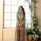 Sea Green Heavy Embroidered Kurta Sharara Set with Designer Dupatta