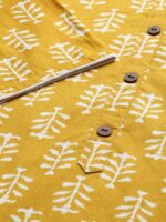 Anouk Women Yellow & White Printed Kurta with Palazzos - Image 2