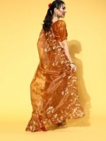 Mitera Solid Saree - Image 4