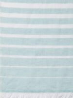 Arrabi Women Pack Of 2 Blue & Grey Striped Stole - Image 6