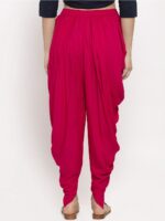 Clora Creation Women Magenta Solid Dhoti Salwar - Image 3