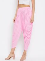 Clora Creation Women Pink Solid Dhoti Salwar - Image 3
