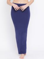 Clovia Women Blue Solid Saree Shapewear SW0023P08