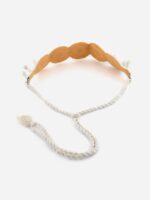 Fida White Pearl Beaded Choker Necklace - Image 3