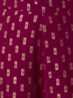 INDYA Women Burgundy Printed Flared Sharara - Image 5