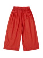 PICCOLO Girls Red Printed Kurta with Trousers & With Dupatta - Image 4
