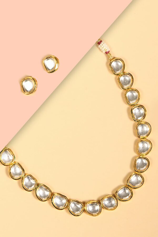 Priyaasi Gold-Plated Kundan Studded Jewellery Set