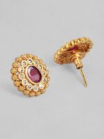 Rubans 24K Gold Plated Handcrafted Intricate Choker Jewellery Set - Image 3