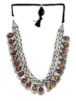 Rubans Silver-Toned Metal Temple Necklace - Image 3