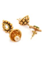 Rubans Women Gold-Plated & White Pearl-Embellished Jewellery Set - Image 5