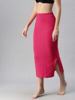 Selvia Magenta Side Slit Saree Shapewear 180TK119 - Image 2