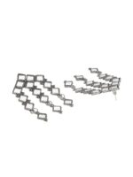 Shining Diva Oxidised Silver-Plated Mirror Jewellery Set - Image 4