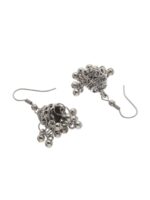 Shining Diva Women Silver-Plated Oxidised Jewellery Set - Image 3