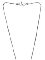 TEEJH Silver German Silver-Plated Oxidised Necklace - Image 4