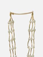 ToniQ Gold-Toned & White Gold-Plated Layered Necklace - Image 5