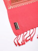 WEAVERS VILLA Women Rose Embroidered Stole - Image 2