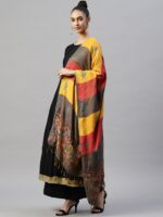 WEAVERS VILLA Women Sea Green Woven Design Stole - Image 3