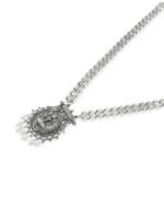 Zaveri Pearls Silver-Plated Oxidised Jewellery Set - Image 6