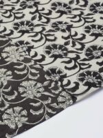 anayna Black & Beige Printed Flared Pure Cotton Maxi Skirt - Image 6