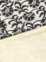 anayna Black & Beige Printed Flared Pure Cotton Maxi Skirt - Image 7
