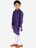 Pro-Ethic STYLE DEVELOPER Boys Blue & White Kurta with Pyjamas - Image 5