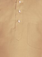 SG YUVRAJ Boys Beige Kurta - Image 2