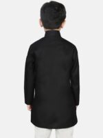 SG YUVRAJ Boys Black Kurta - Image 4