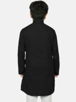 SG YUVRAJ Boys Black Kurta - Image 4