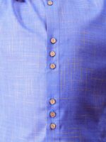 TABARD Boys Blue & Gold-Coloured Cotton Kurta - Image 2