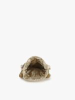 Anekaant Beige & Grey Embellished Tasselled Potli Clutch - Image 5