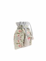 MASQ Green & Pink Embellished Embroidered Potli Clutch - Image 3