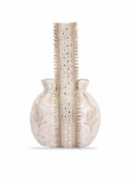 MASQ Off White & Gold-Toned Embellished Embroidered Potli Clutch - Image 3
