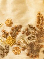 NR By Nidhi Rathi Women Cream Embroidered Potli Bag - Image 6