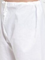 Jompers Men White Solid Churidar - Image 5