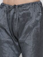 VASTRAMAY Men Grey Solid Churidar - Image 4
