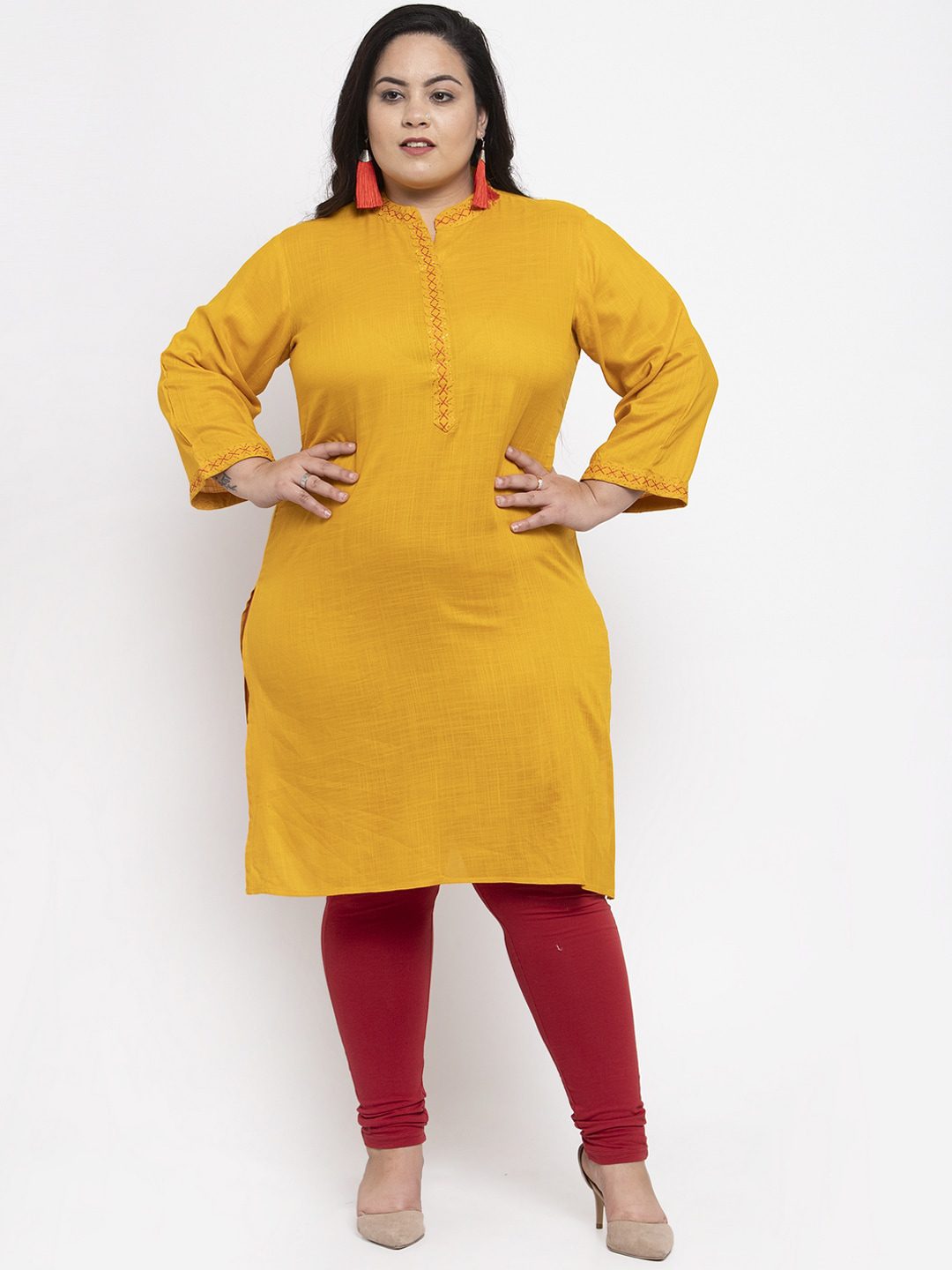 Details more than 89 yellow kurti with blue jeans super hot  thtantai2