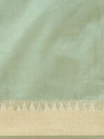 KALINI Green & Golden Solid Woven Design Saree - Image 3