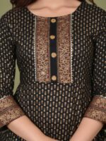 Pranavi Heavy Rayon Long Black Anarkali Gown - Image 5