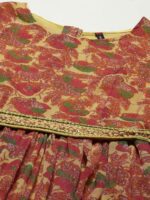 Juniper Beige & Red Ethnic Motifs Printed Basic Jumpsuit - Image 2