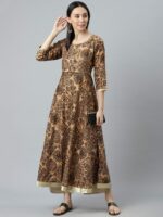 Libas Women Black Printed Anarkali Kurta - Image 6