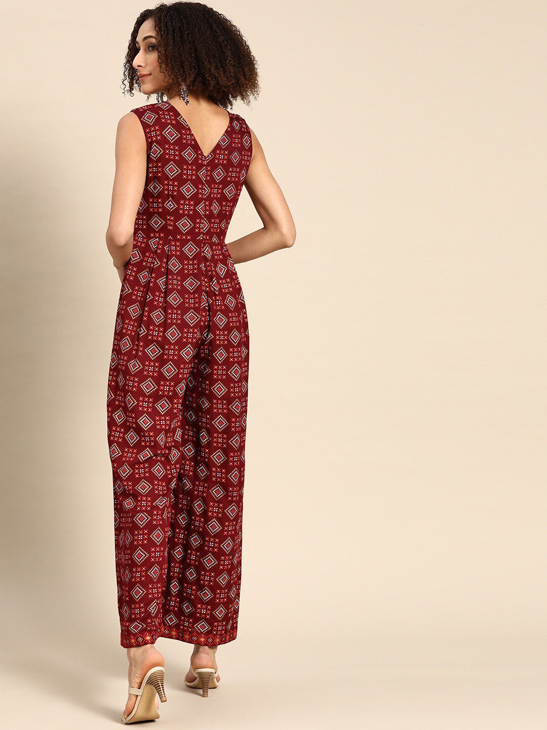 MABISH by Sonal Jain PeachColoured Basic Jumpsuit Price in India Full  Specifications  Offers  DTashioncom