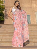 Lavanya The Label Floral Saree - Image 3