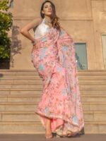 Lavanya The Label Floral Saree - Image 4