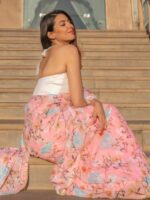 Lavanya The Label Floral Saree - Image 5