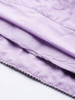 Lavanya The Label Lavender & Silver Gota Patti Ready to Wear Lehenga & Blouse with Dupatta - Image 9